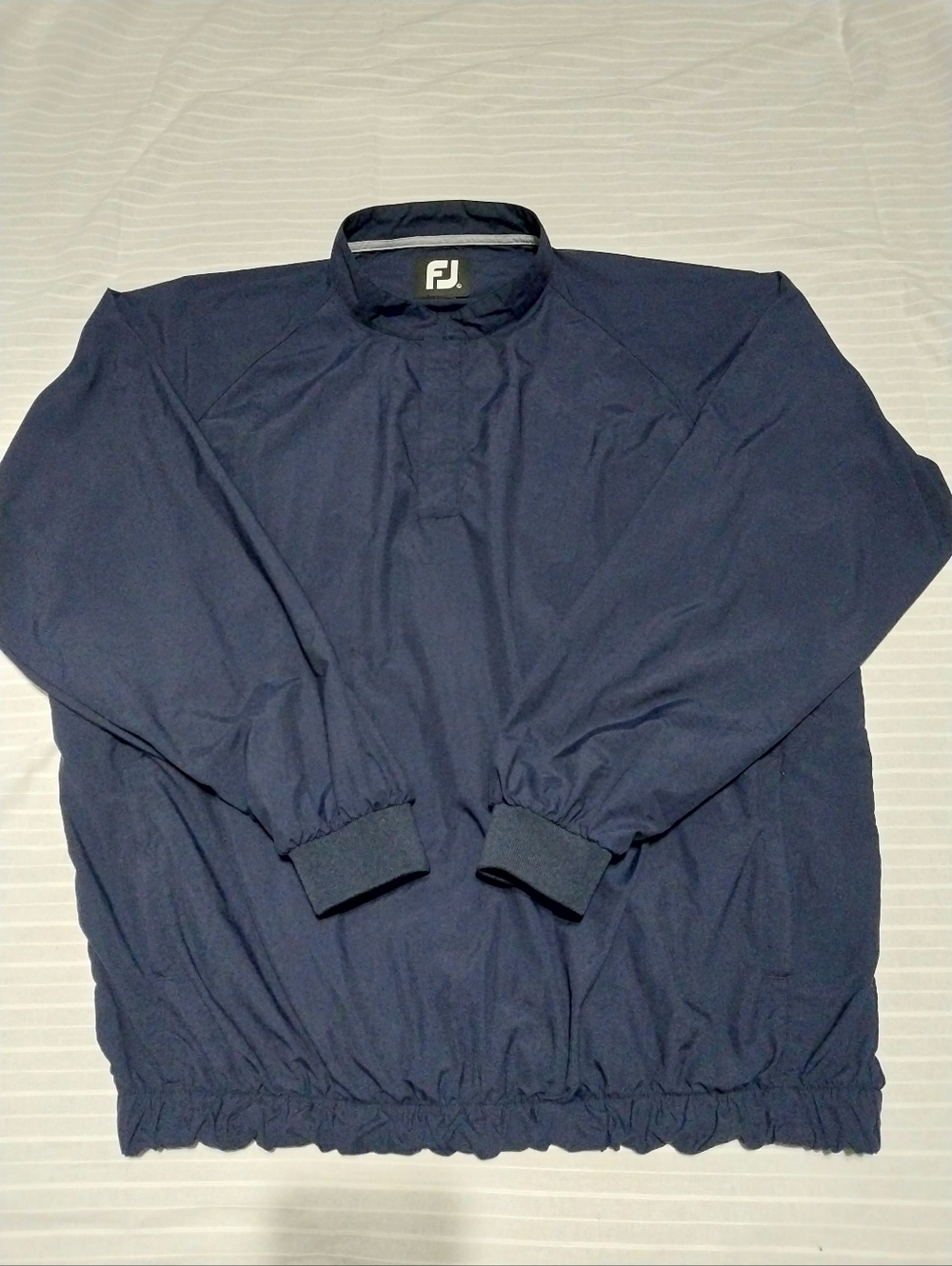 FootJoy Golf Windbreaker Pullover Mens Size Large Blue Wind Shirt